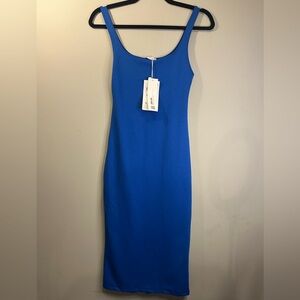 Zara Vibrant Blue Midi Dress